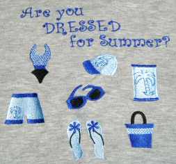 Summer Embroidery Example