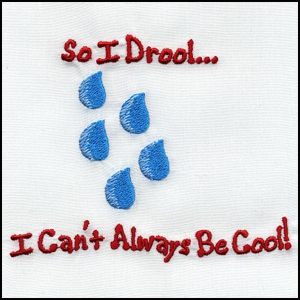 Drool Embroidery Pattern