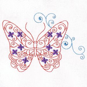 Butterfly Embroidery Designs 08