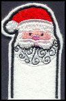 Christmas embroidery designs - Santa Finger Puppet.