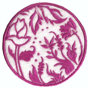 Coaster Embroidery Designs 01