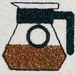 Coffee Machine Embroidery - Coffee Pot 01