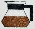 Coffee Machine Embroidery - Coffee Pot 02