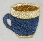 Coffee Machine Embroidery - Coffee Cup 02