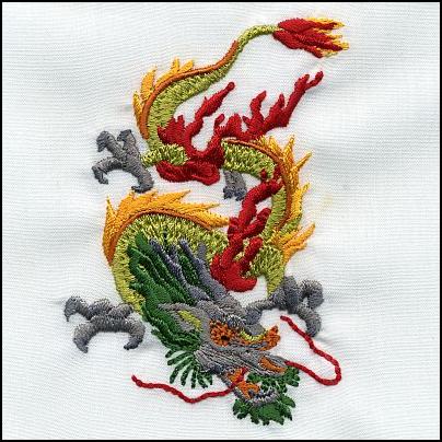 Dragon Machine Embroidery