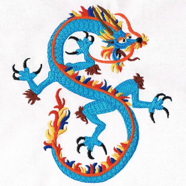Dragon Embroidery Designs