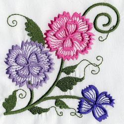 Embroidery Design Carnations