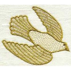 Golden Dove Embroidery Design