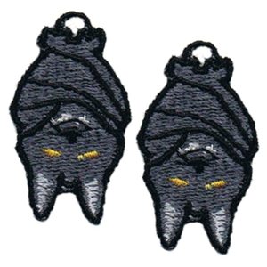 Holiday Embroidery Designs - Bat Charm