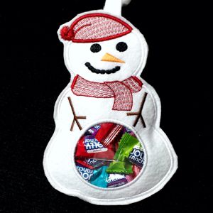 In the hoop Snowman Gift-EZ