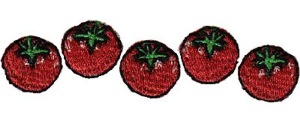 Kitchen Embroidery Designs - Tomato Border