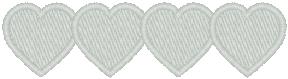 Lace Embroidery Designs Hearts