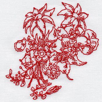 Floral Rhapsody 06 - Machine Embroidery Design