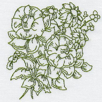 Floral Rhapsody 07 - Machine Embroidery Design