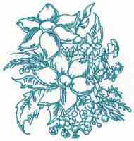 Machine embroidery design - Floral Rhapsody