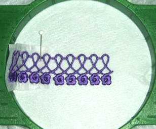 machine embroidery lace step 5.