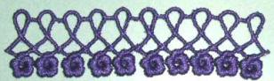 machine embroidery lace step 6.