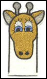 Machine Embroidery Patterns Giraffe Puppet.