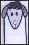 Machine Embroidery Patterns Sheep Puppet.