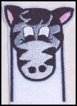 Embroidery Designs - Zebra Puppet.