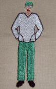 Medical Embroidery Designs - Nurse 01