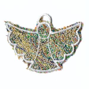 Made in the hoop thread snip ornament 03 Angel