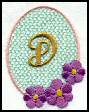 Monogram Embroidery D.