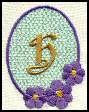 Monogram Embroidery H.