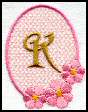 Monogram Embroidery K.