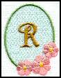 Monogram Embroidery R.