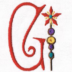 Monogram Machine Embroidery - Magic Wand Monogram G