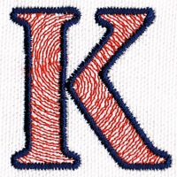 Monogram Spiral K
