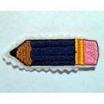 School Embroidery Designs - Pencil Bookmark