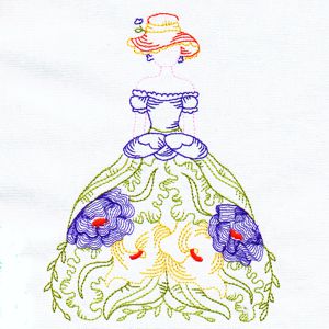 Sunbonnet Embroidery Design 3