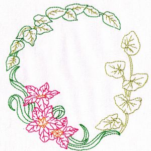 Tropical Embroidery Frame 01