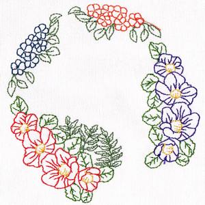 Tropical Embroidery Frame 08