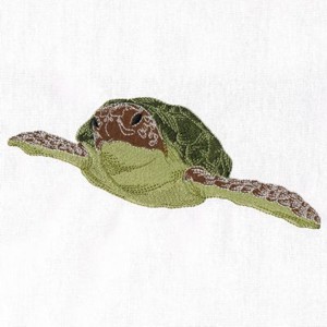 Under The Sea Embroidery - Turtle 2