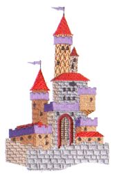 Wizardry Embroidery Designs - Castle